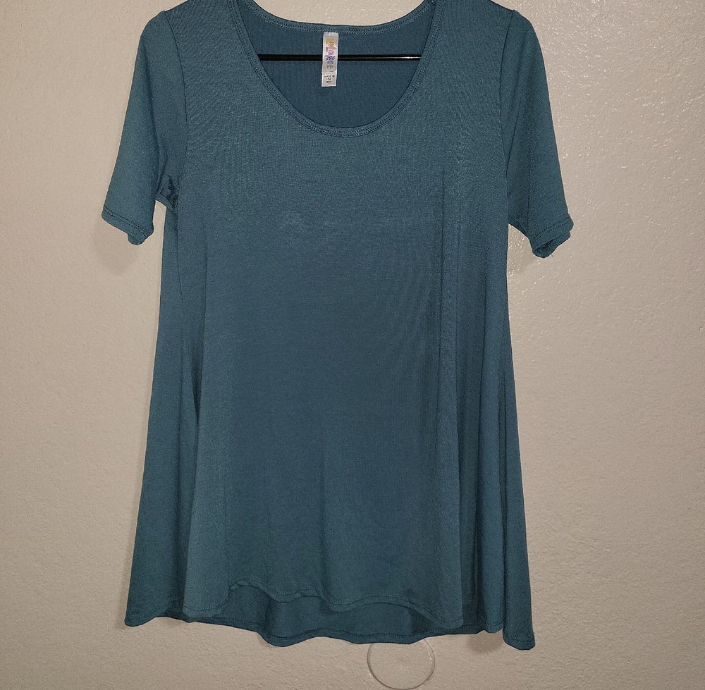 ROE Teal Short Sleeve Women's Top